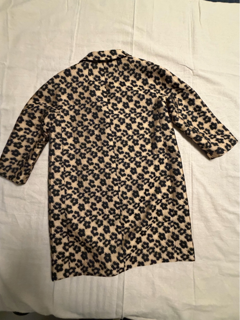 Ann Taylor Leopard Print Women's Coat - Beige/Black